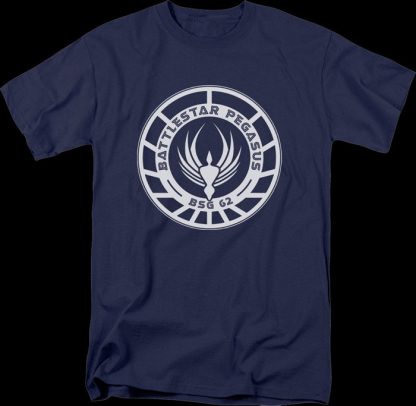 Battlestar Pegasus Badge Battlestar Galactica T-Shirt