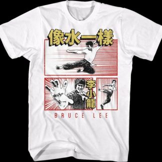 Comic Book Panels Bruce Lee T-Shirt