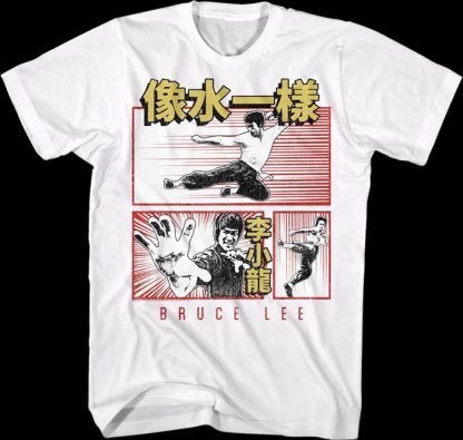 Comic Book Panels Bruce Lee T-Shirt