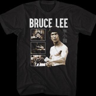 Action Collage Bruce Lee T-Shirt