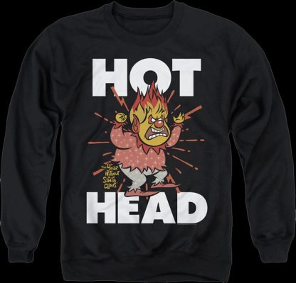 Heat Miser Hot Head The Year Without A Santa Claus Sweatshirt