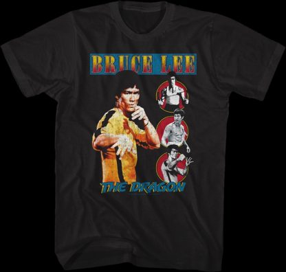 Distressed Dragon Bruce Lee T-Shirt