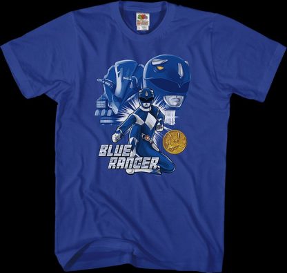 Blue Ranger Mighty Morphin Power Rangers T-Shirt
