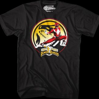Tyrannosaurus Power Coin Mighty Morphin Power Rangers T-Shirt