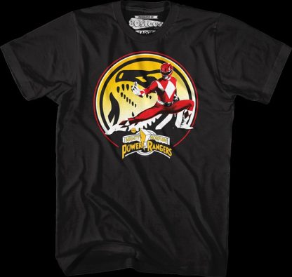 Tyrannosaurus Power Coin Mighty Morphin Power Rangers T-Shirt