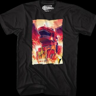 Red Ranger Dinozord Mighty Morphin Power Rangers T-Shirt