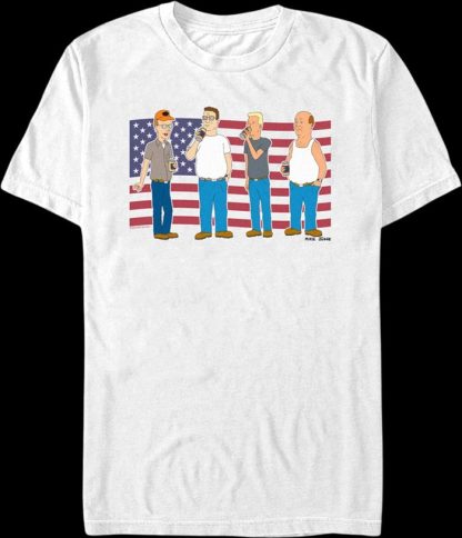 American Flag King of the Hill T-Shirt
