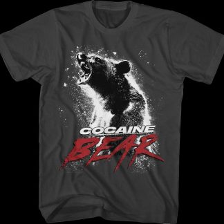 Smoke Gray Movie Poster Cocaine Bear T-Shirt