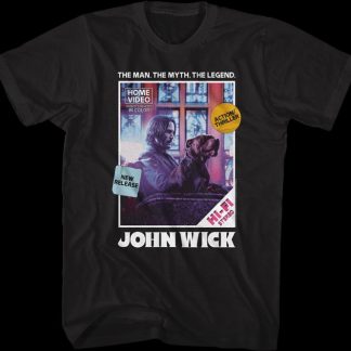 Home Video Cover John Wick T-Shirt