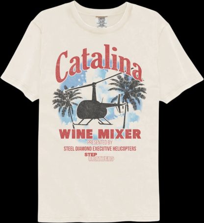 Catalina Wine Mixer Step Brothers Comfort Colors Brand T-Shirt