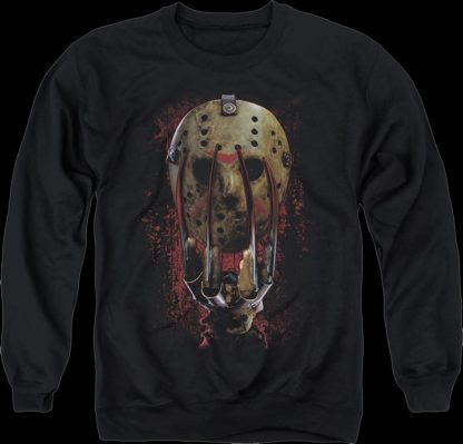 Glove And Mask Freddy vs. Jason Sweatshirt