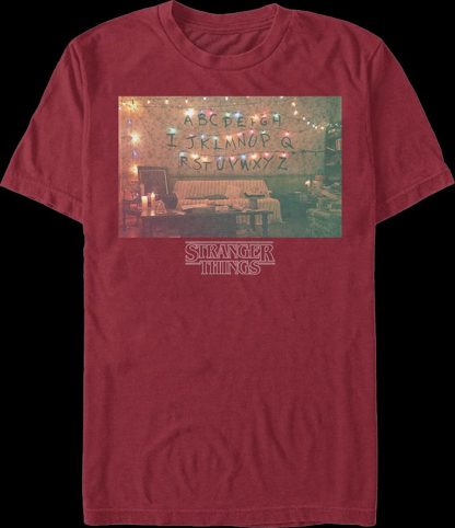 Christmas Lights Stranger Things T-Shirt