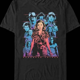 Retro Collage Stranger Things T-Shirt