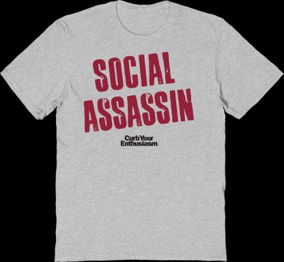 Social Assassin Curb Your Enthusiasm T-Shirt - Image 2