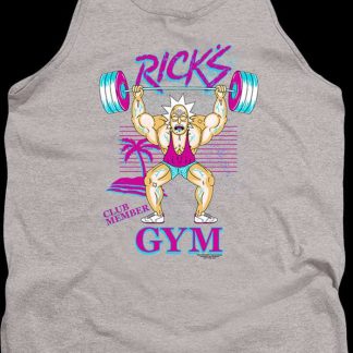 Rick's Gym Rick And Morty Tank Top