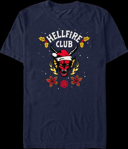 Hellfire Club Christmas Logo Stranger Things T-Shirt