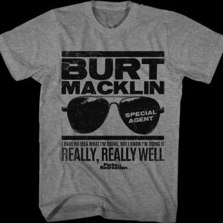 Burt Macklin Parks And Recreation T-Shirt