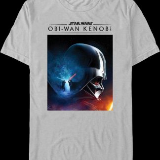 Darth Vader Obi-Wan Kenobi Duel Poster Star Wars T-Shirt