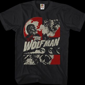 Collage Wolf Man T-Shirt