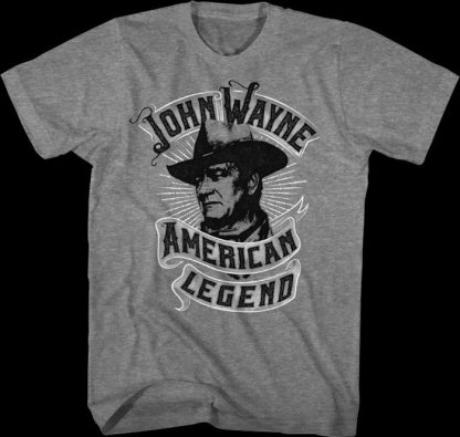 American Legend Banner John Wayne T-Shirt