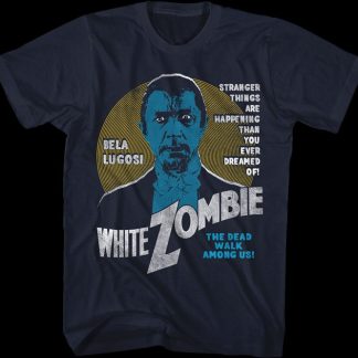 White Zombie Poster Bela Lugosi T-Shirt