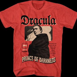 Every Night He Rises Dracula Prince Of Darkness Hammer Films T-Shirt