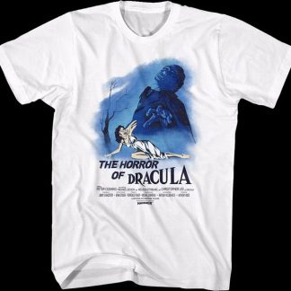 The Horror Of Dracula Classic Poster Hammer Films T-Shirt