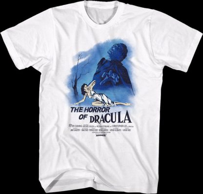 The Horror Of Dracula Classic Poster Hammer Films T-Shirt