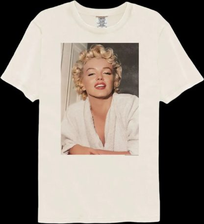 Bathrobe Photo Marilyn Monroe Comfort Colors Brand T-Shirt