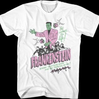 It Comes To Life Illustration Frankenstein T-Shirt