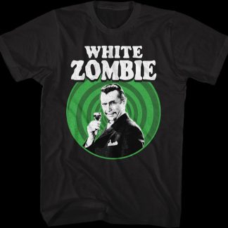 Spiral Poster White Zombie T-Shirt