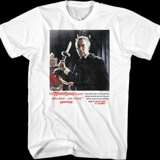 Terrifying Horror Of Dracula Hammer Films T-Shirt