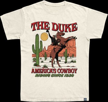 Made In USA John Wayne Americas Cowboy T-Shirt