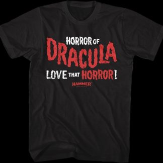 Love That Horror Hammer Films T-Shirt