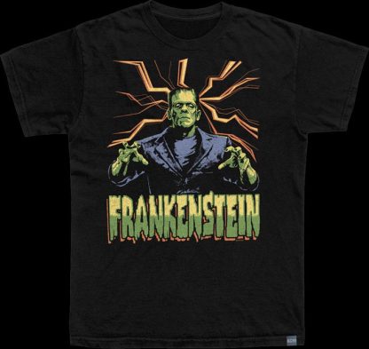 Made In USA Frankenstein Lightning Universal Monsters T-Shirt