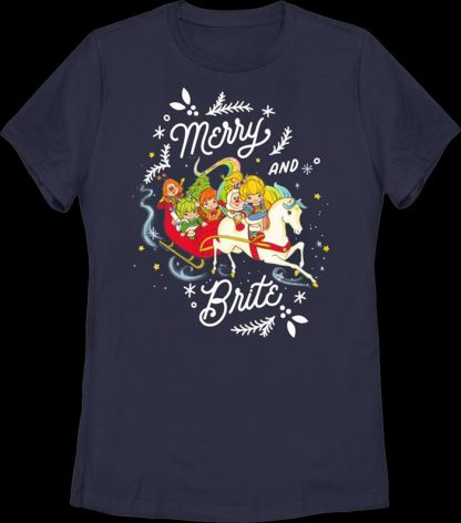 Womens Merry And Brite Rainbow Brite Shirt