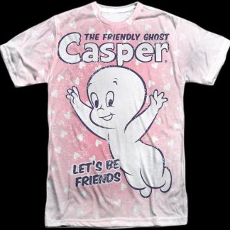 Let's Be Friends Casper The Friendly Ghost T-Shirt