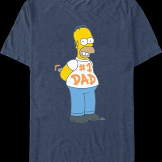 Homer Simpson #1 Dad Simpsons T-Shirt