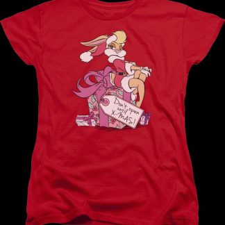 Womens Lola Bunny Christmas Gift Looney Tunes Shirt