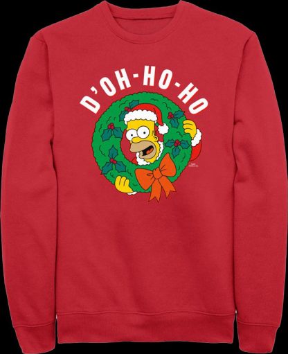 D'oh-Ho-Ho Simpsons Sweatshirt