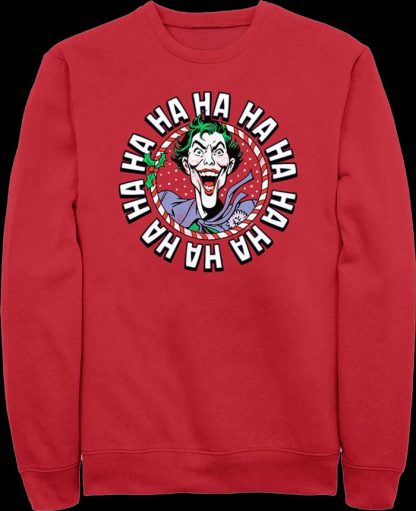 Holly Jolly Joker DC Comics Sweatshirt