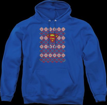 Superman Ugly Faux Knit DC Comics Hoodie