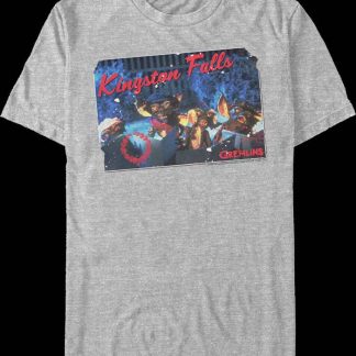 Kingston Falls Christmas Card Gremlins T-Shirt