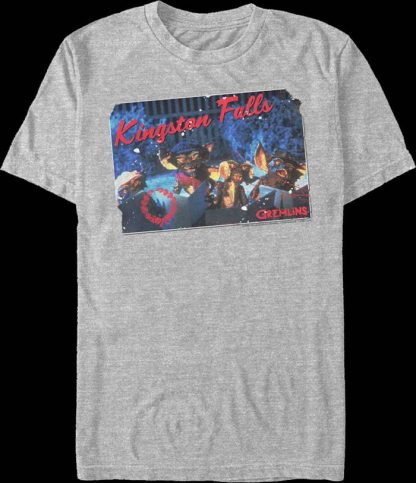 Kingston Falls Christmas Card Gremlins T-Shirt