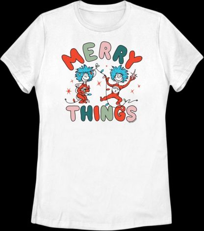 Womens Merry Things Dr. Seuss Shirt