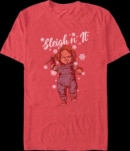 Chucky Sleigh'n It Child's Play T-Shirt