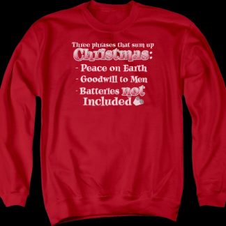 Three Phrases That Sum Up Christmas Sweatshirt
