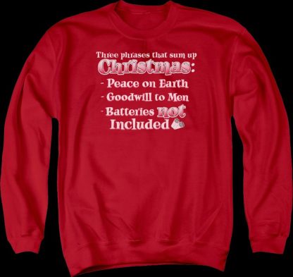 Three Phrases That Sum Up Christmas Sweatshirt