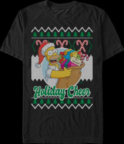Holiday Cheer Simpsons T-Shirt