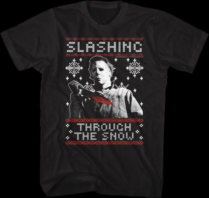 Slashing Through The Snow Halloween T-Shirt